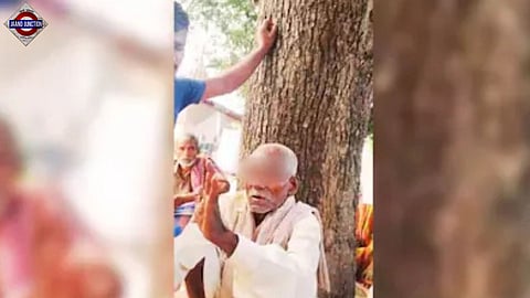 The old man, identified as Rampal, a resident of Hata Hazrat Sahab, reportedly suffers from a chronic respiratory condition.