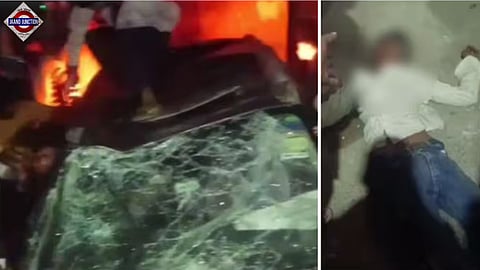 The crash killed several on the spot and left the SUV mangled.