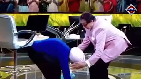 Khalistani outfit threatens Diljit Dosanjh for touching Amitabh Bachchan's feet