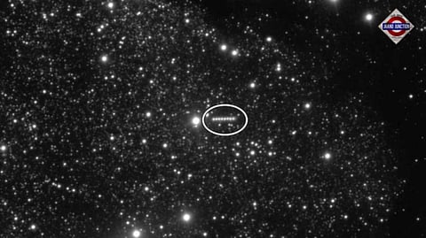 Alien interstellar comet 3I/Atlas invading our Solar System seen from Earth