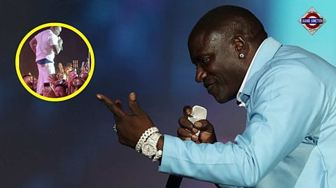 Watch: Akon faces crowd misconduct at Bengaluru show as fans pull his trousers