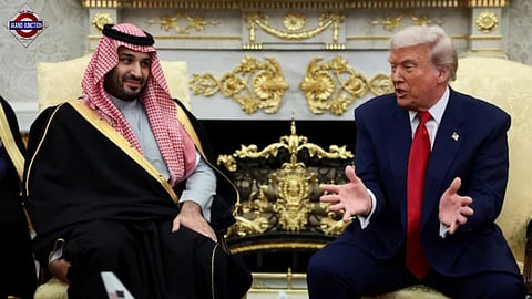 US President Donald Trump with Saudi Crown Prince Mohammed Bin Salman 