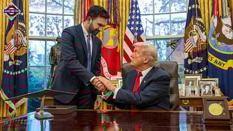 Donald Trump with Zohran Mamdani 