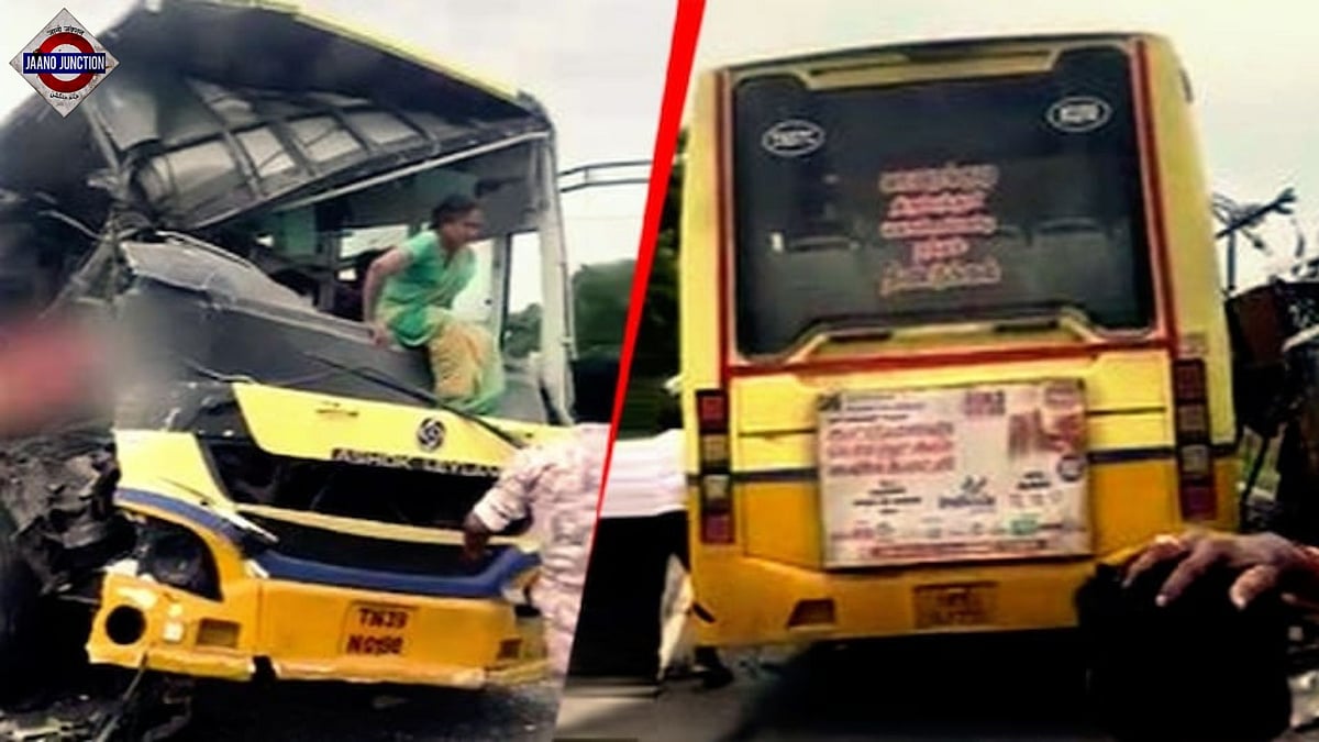 10 dead, 40 injured in head-on collision between two buses in Tamil Nadu