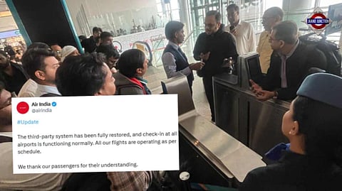 Flights hit across India as glitch impacts check-ins, chaos at Hyderabad airport