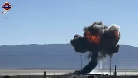 US F-16 Fighter Jet Crashes In California.