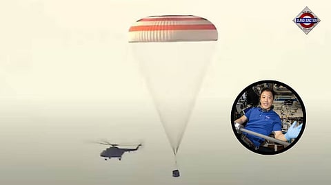 US Navy Seal-turned astronaut returns to Earth after eight months in space