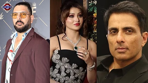 ED action against Uravashi Rautela, Yuvraj Singh, Sonu Sood in betting app case.