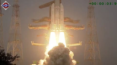 LVM3 M6 mission launches from Sriharikota. (Photo: Isro)