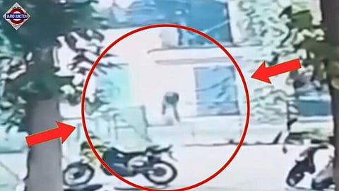 The attacker knelt down and shot the teacher at least six times.