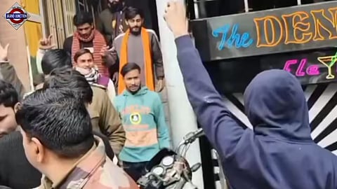 Bajrang Dal assaults Muslim youths at Hindu friend's party.