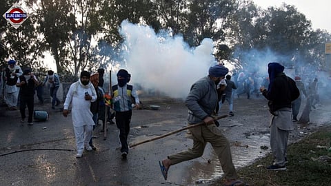 The encroachments razed near a mosque in Old Delhi's Turkman Gate area early Wednesday. 
