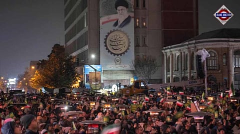 Iran Protests: Crowds Set Fire To State Broadcasting Building, Take Over Port City Streets