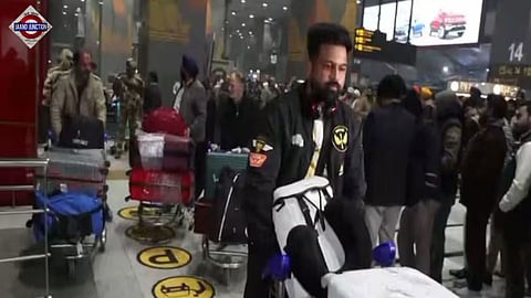 Several Indian nationals arrived at Indira Gandhi International Airport in New Delhi from Iran late Friday evening amid rising regional tensions.