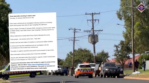 3 Dead In Shooting In Australia's New South Wales, Suspect At Large