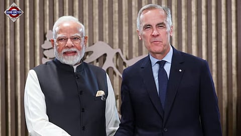 PM Modi With Mark Carney