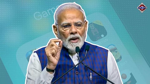 PM Modi Cautions Students Against Gaming Apps, Urges Responsible Use Of Social Media