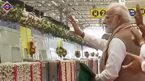 PM Modi inaugurated Namo Bharat train on Sunday 