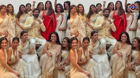 Kritika Kamra, Gaurav Kapur groove with bridesmaids Soha Ali Khan, Anyaa Singh in inside pics from wedding