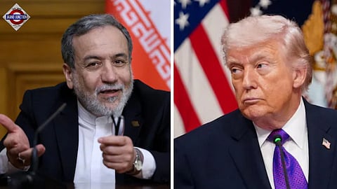 Dr Abbas Araghchi, Minister of Foreign Affairs of the Islamic Republic of Iran and US President Donald Trump