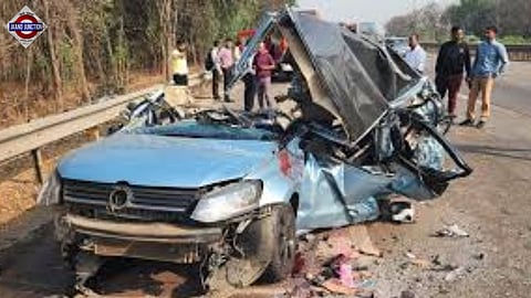 Three IIT students were killed and one critically injured after a speeding car lost control and overturned multiple times.