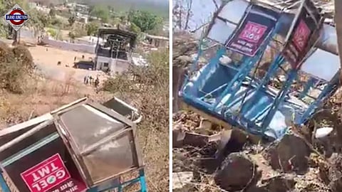 1 killed, 17 injured as ropeway collapses at Chhattisgarh temple.