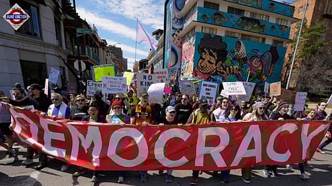 No Kings: Millions take to streets across US, Europe to protest against Trump