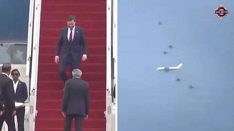 Pak F-16s Escort JD Vance's Aircraft As He Arrives In Islamabad For Iran Talks