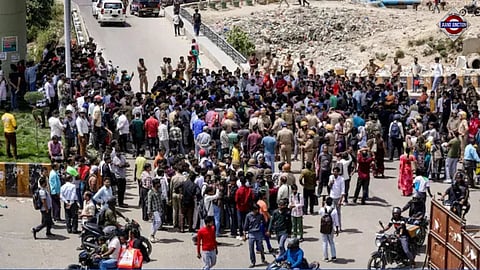 Chaos Outside Noida's Cleo County As Protesting Maids Demand Salary Hike; Nearby Societies On High Alert