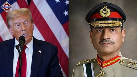 Donald Trump and Asim Munir