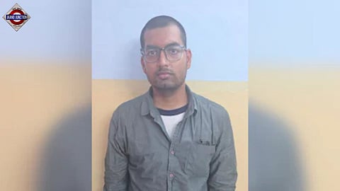 Aditya Anand was apprehended from Tiruchirappalli Railway Station in Tamil Nadu