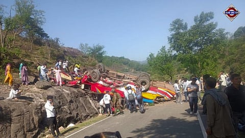 15 Killed, 20 Injured After Bus Turns Turtle In J&K's Udhampur; Rescue Operations Underway