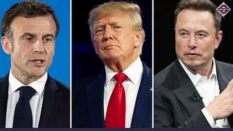 EMMANUEL MACRON, DONALD TRUMP, ELON MUSK