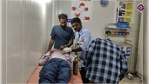 Security Guard Seen Stitching Patient At Bihar Government Hospital