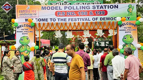 Polling began across 152 of West Bengal's 294 constituencies in the first phase, while all 234 seats in Tamil Nadu are voting in a single-day contest.