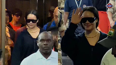 Pop Star Rihanna Is In Mumbai, Blows Kisses At The Paparazzi. Watch