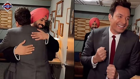 Diljit Dosanjh thanks Jimmy Fallon for 'a platform to represent our culture'.