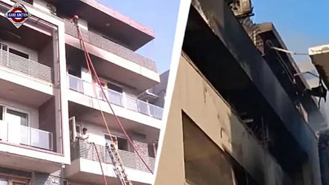 At least 9 killed in Delhi building fire, AC blast suspected