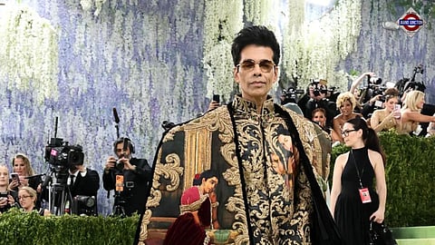 Karan Johar Makes a Grand Met Gala Debut, Turns Couture into a Tribute to Painter Raja Ravi Varma