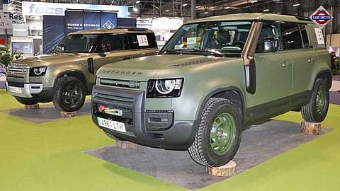 Land Rover Defender Showcased As Multi-Role Military SUV For Indian Army