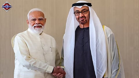 Prime Minister Modi and UAE President Sheikh Mohamed bin Zayed Al Nahyan
