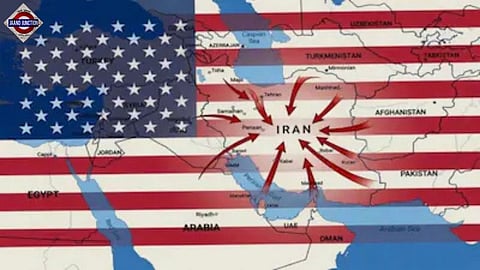 Trump shares map of West Asia marking Iran with red arrows