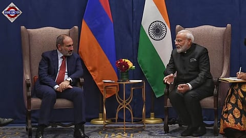 PM Modi congratulated Armenian PM on poll victory.