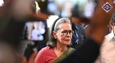 Congress Parliamentary Party Chairperson Sonia Gandhi criticised the Centre's response to the Gaza conflict in an opinion piece, questioning India's stance and calling for a stronger humanitarian position on the crisis.