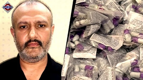 Mumbai Police detained a Pune businessman after seizing 14,900 capsules allegedly filled with zinc phosphide