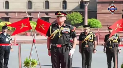 General Dhiraj Seth assumes charge as India's 31st Chief of the Army Staff, succeeding General Upendra Dwivedi.
