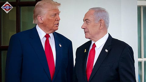US President Donald Trump and Israeli PM Benjamin Netanyahu