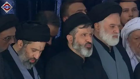 Three of Khamenei’s sons attended his funeral prayers, but successor Mojtaba was absent