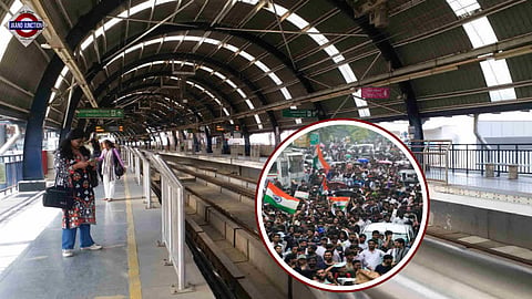 16 Delhi Metro stations shut amid CJP protest.