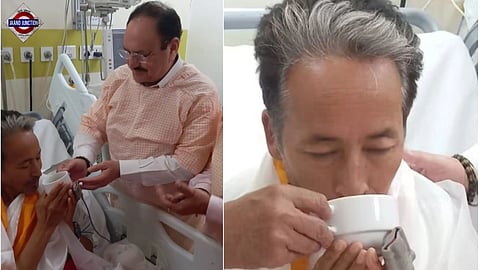 After 26 days, Sonam Wangchuk breaks fast.